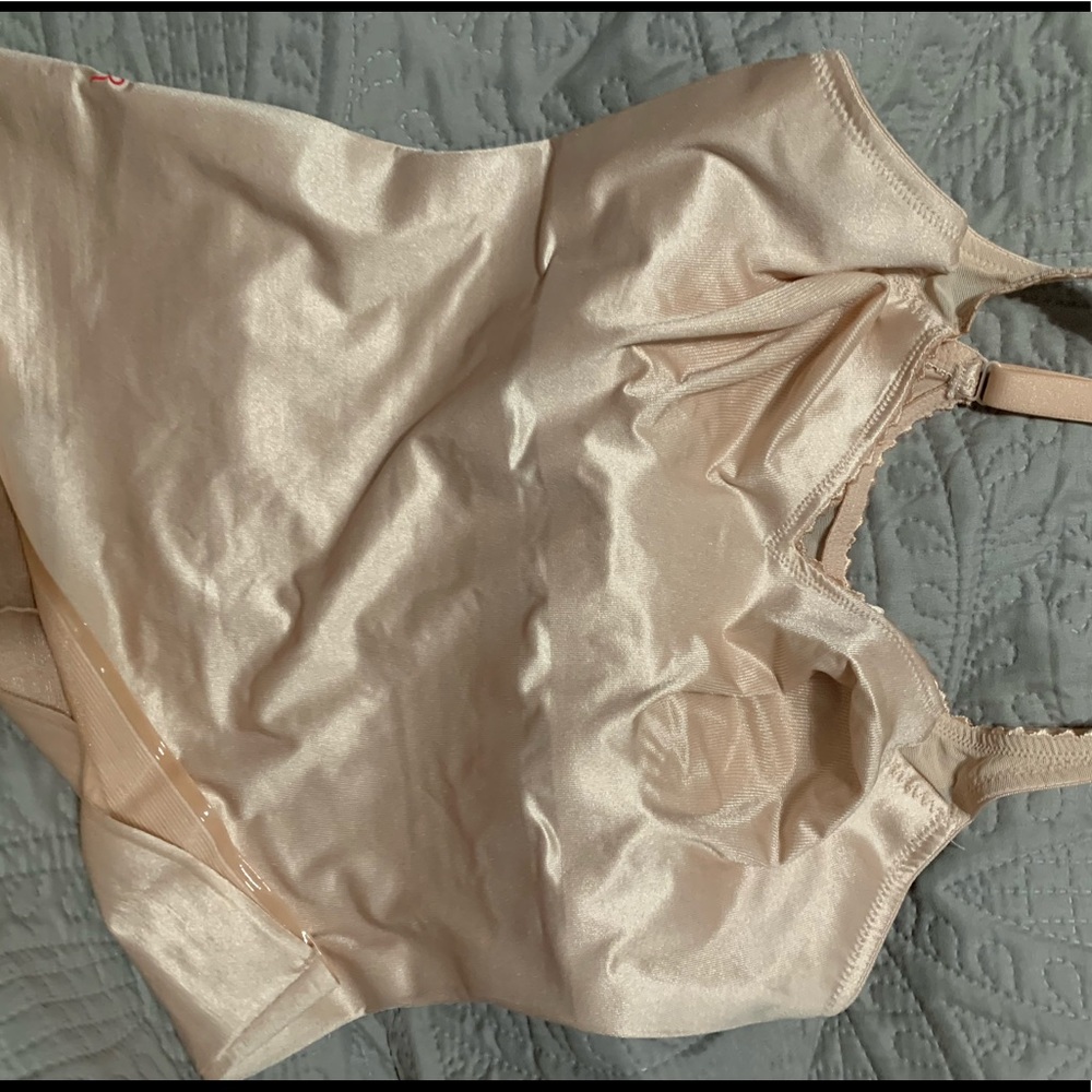 Ruby Ribbon Sheer Full Support Cami 38 Pale